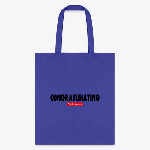 Congratuhating - black - Tote Bag