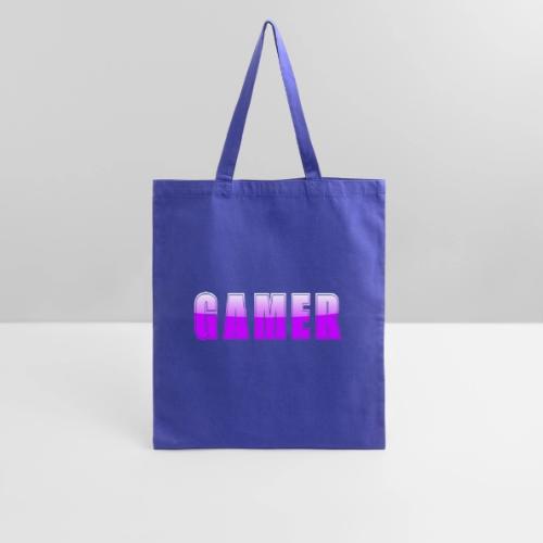 Gamer Purple Glossy Collegiate Design - Tote Bag