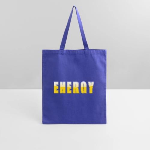 ENERGY Electric Yellow Power Word Design - Tote Bag