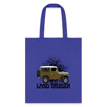 Toyota Land Cruiser J40 Off-Road Car Splash - Tote Bag - royal blue - Front