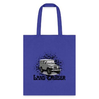 Toyota Land Cruiser J40 Off-Road Car Splash - Tote Bag - royal blue - Front