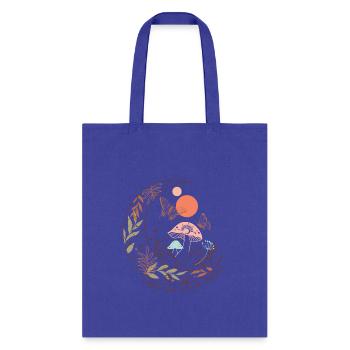 Half Moon - Tote Bag - royal blue - Front