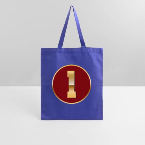 Number 1 in Gold Varsity Font - Tote Bag