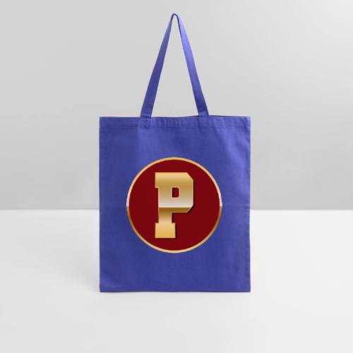 Letter P – Capital Varsity Alphabet Monogram - Tote Bag