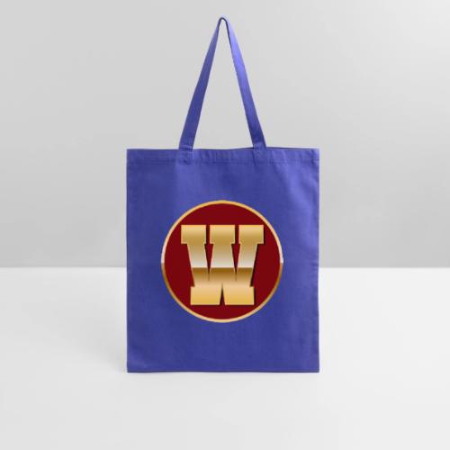 Letter W – Capital Varsity Alphabet Monogram - Tote Bag