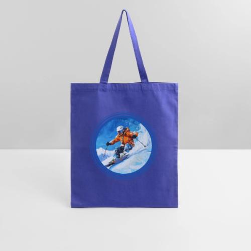 Skiing: On the Edge - Tote Bag