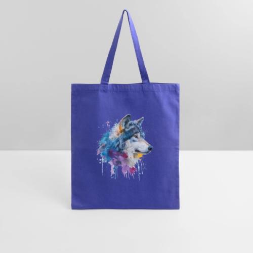 Splash-Art Wolf Head - Tote Bag