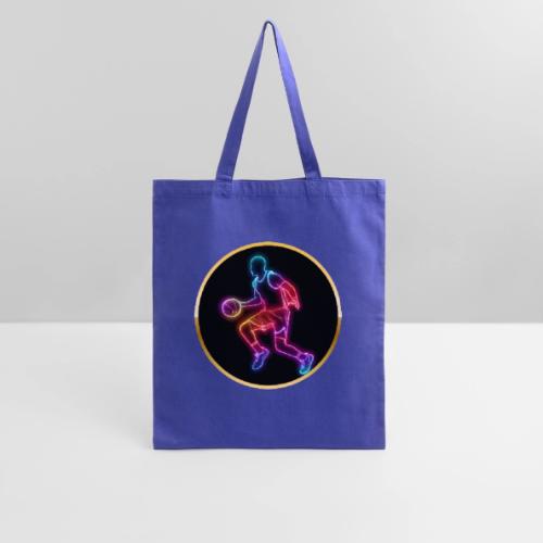 Basketball: Neon Dribble Pulse - Tote Bag