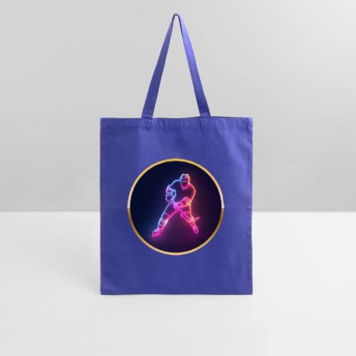 Hockey: Neon Ice Strike - Tote Bag