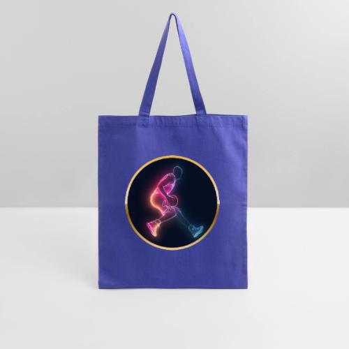 Basketball: Golden Court Glow - Tote Bag
