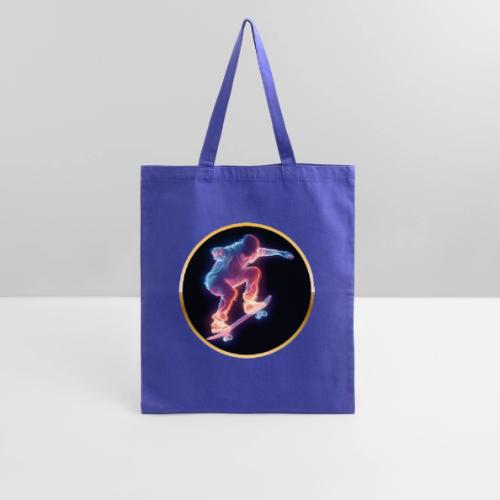 Skateboarding: Neon Skate Orbit - Tote Bag