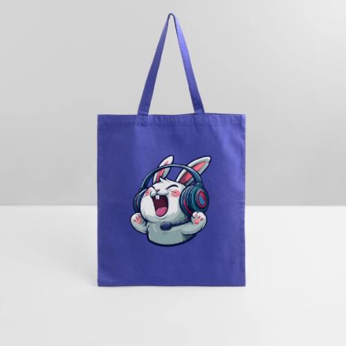 Gamer Bunny Headset Cartoon Design - Tote Bag