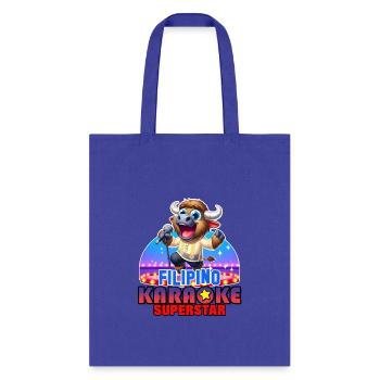 Filipino Karaoke Superstar - Tote Bag - royal blue - Front