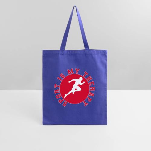 Sport Is My Therapy – Running Motivation Badge - Tote Bag