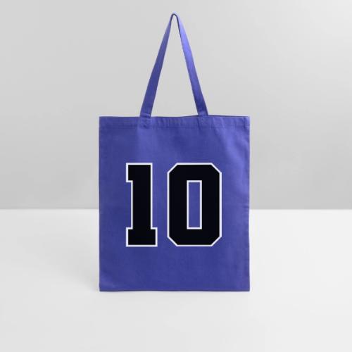 Varsity Number 10 Athletic Design - Tote Bag