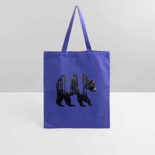 Evergreen Bear Silhouette - Tote Bag