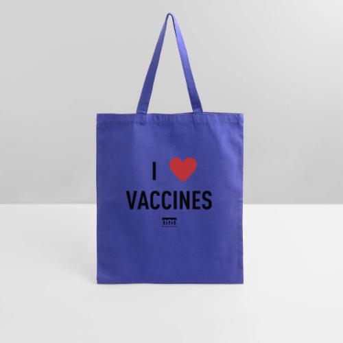 I heart vaccines black Immunize Colorado Logo - Tote Bag