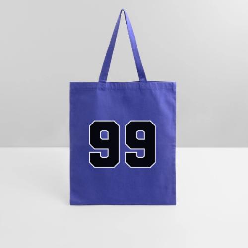 Varsity Number 99 Athletic Font - Tote Bag