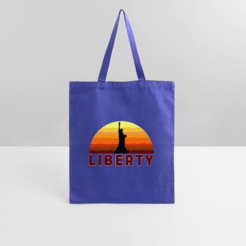 USA: Sunset Liberty Bold - Tote Bag