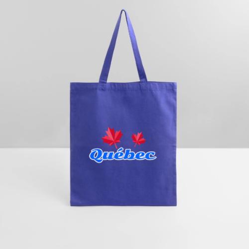 Québec with two red maple leaves - Tote Bag