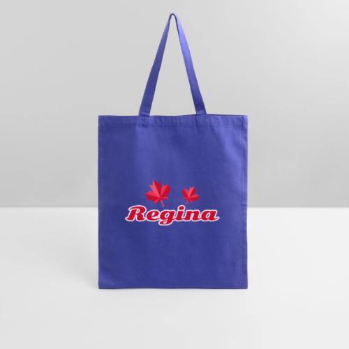 Regina with two red maple leaves - Tote Bag
