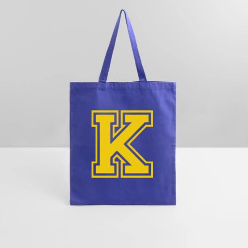 Letter k – Capital Athletic Alphabet Monogram - Tote Bag