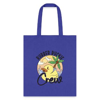 Rubber Duck Rubber Duckie Crew - Tote Bag - royal blue - Front