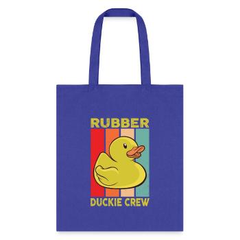 Rubber Duck Rubber Duckie Crew - Tote Bag - royal blue - Front