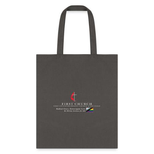 FUMCSD Logo (white text) - Tote Bag