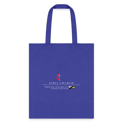FUMCSD Logo (white text) - Tote Bag