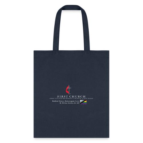 FUMCSD Logo (white text) - Tote Bag