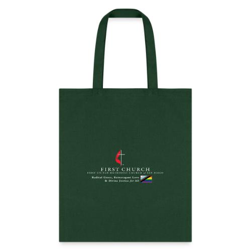 FUMCSD Logo (white text) - Tote Bag