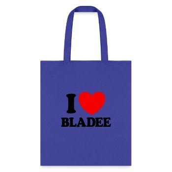 I Love Bladee Red Heart Bladee Lover I Love Bladee - Tote Bag - royal blue - Front