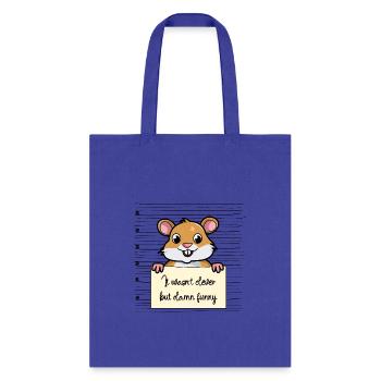 Hamster was not clever but funny - Tote Bag - royal blue - Front