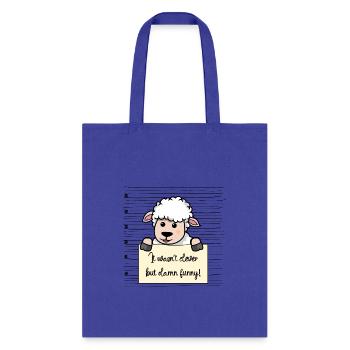 Sheep was not clever but funny - Tote Bag - royal blue - Front