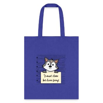 Wolf was not clever but funny - Tote Bag - royal blue - Front