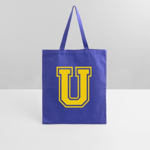 Letter U – Capital Athletic Alphabet Monogram - Tote Bag