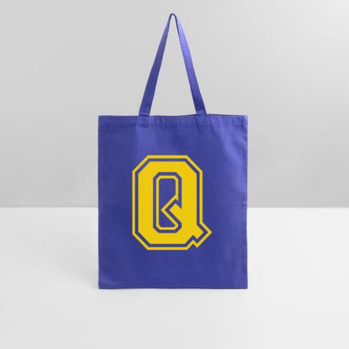 Letter Q – Capital Athletic Alphabet Monogram - Tote Bag