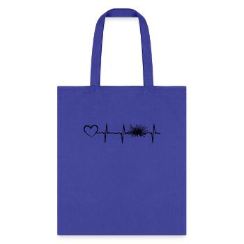 Sea Urchin Heartbeat Sea Urchin Sea Urchin Lover - Tote Bag - royal blue - Front