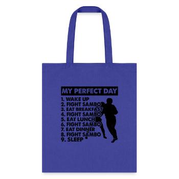 Sambo Day Plan - Sambo Martial Arts Sambo Fighter - Tote Bag - royal blue - Front