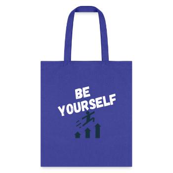 Be yourself - Tote Bag - royal blue - Front