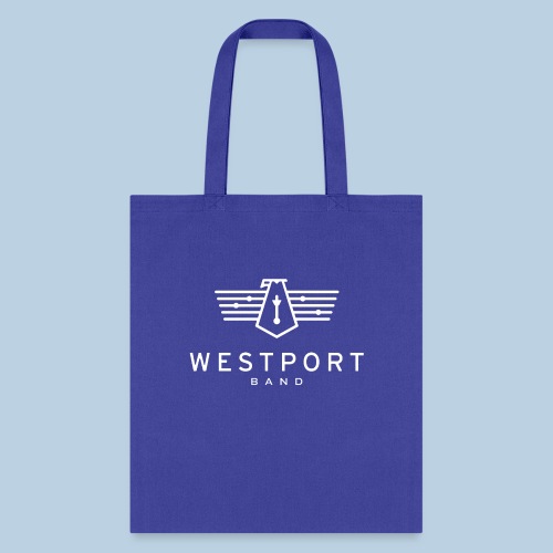 Westport Band White on transparent - Tote Bag