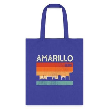 Amarillo Texas Town - Tote Bag - royal blue - Front