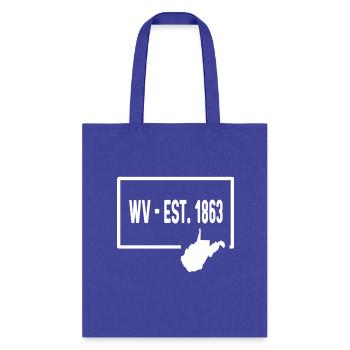 West Virginia Wv - Home Hometown Vacation Travel - Tote Bag - royal blue - Front