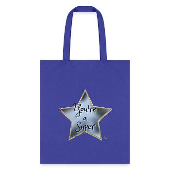 Superstar - Tote Bag - royal blue - Front