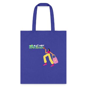 Adventure Awaits - Tote Bag - royal blue - Front