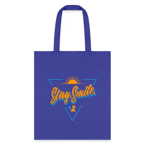 Stay & Smile Retro Sunshine Design - Tote Bag