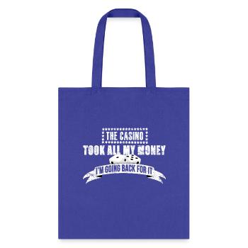 Casino Gambler - Tote Bag - royal blue - Front