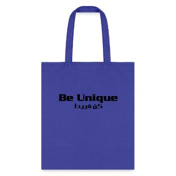 Be unique cool t-shirt for all occasions - Tote Bag - royal blue - Front