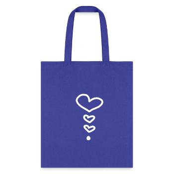 Heart heart - Tote Bag - royal blue - Front